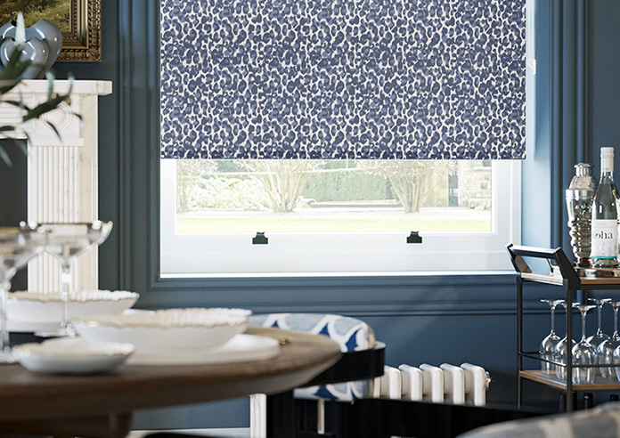 Leopard, Soft Blues - Twist&Fit Roller Blind - Image 5